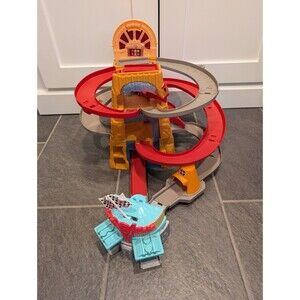 Rare Disney Pixar Cars Radiator Springs Mountain Race Track Playset NO CARS EUC